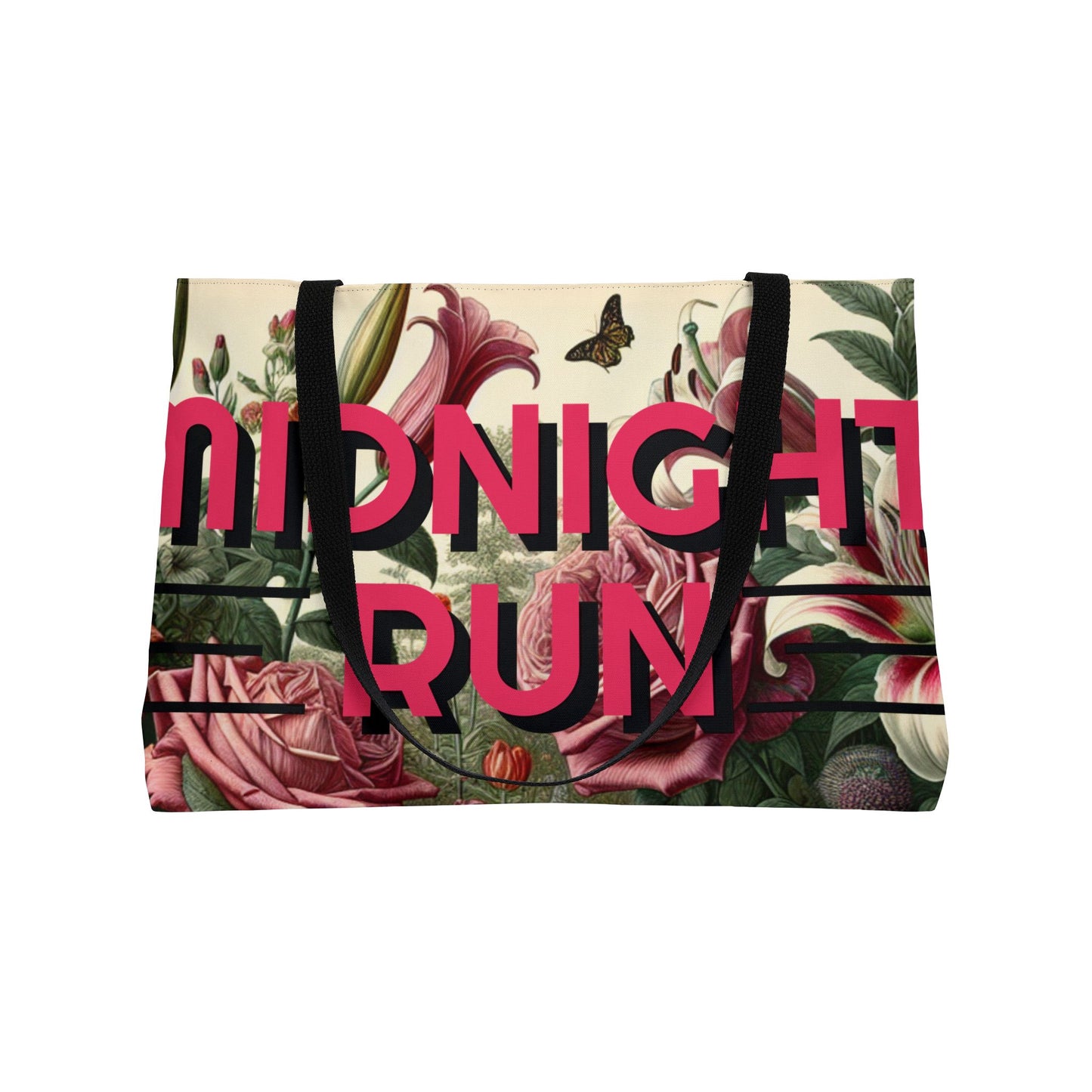 Midnight Run Floral collection (Weekender Tote Bag )