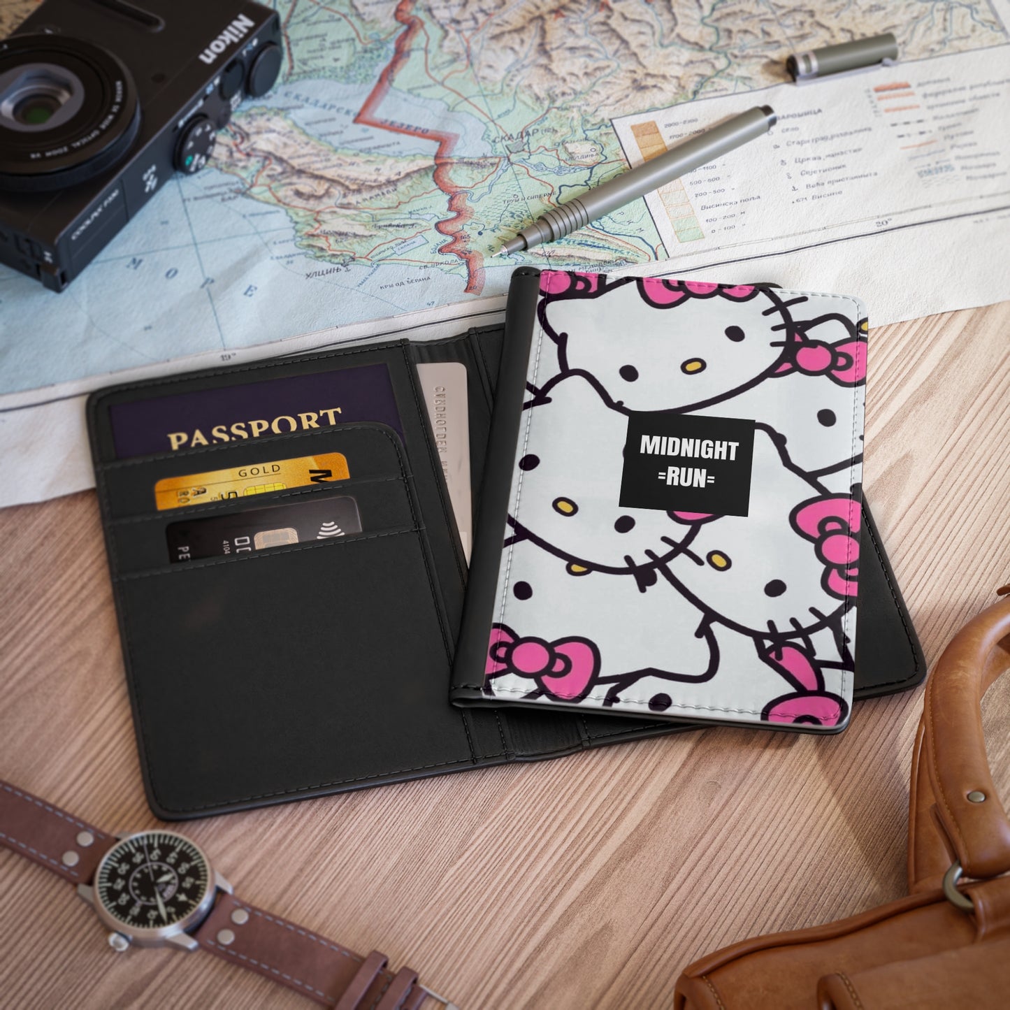 Cute Hello Kitty Passport Cover - Perfect Travel Accessory for Fans