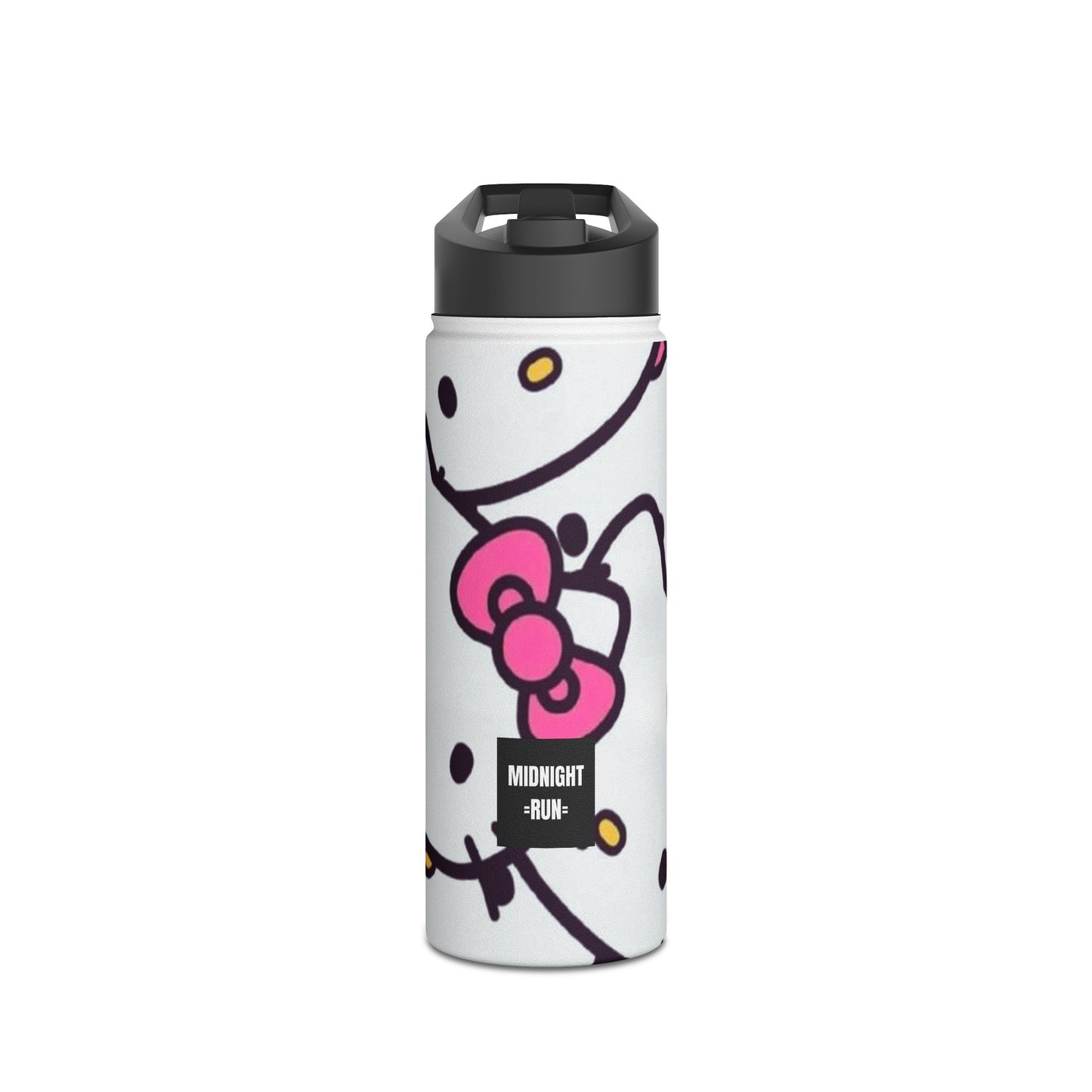 Hello Kitty Stainless Steel Water Bottle - Midnight Run Design