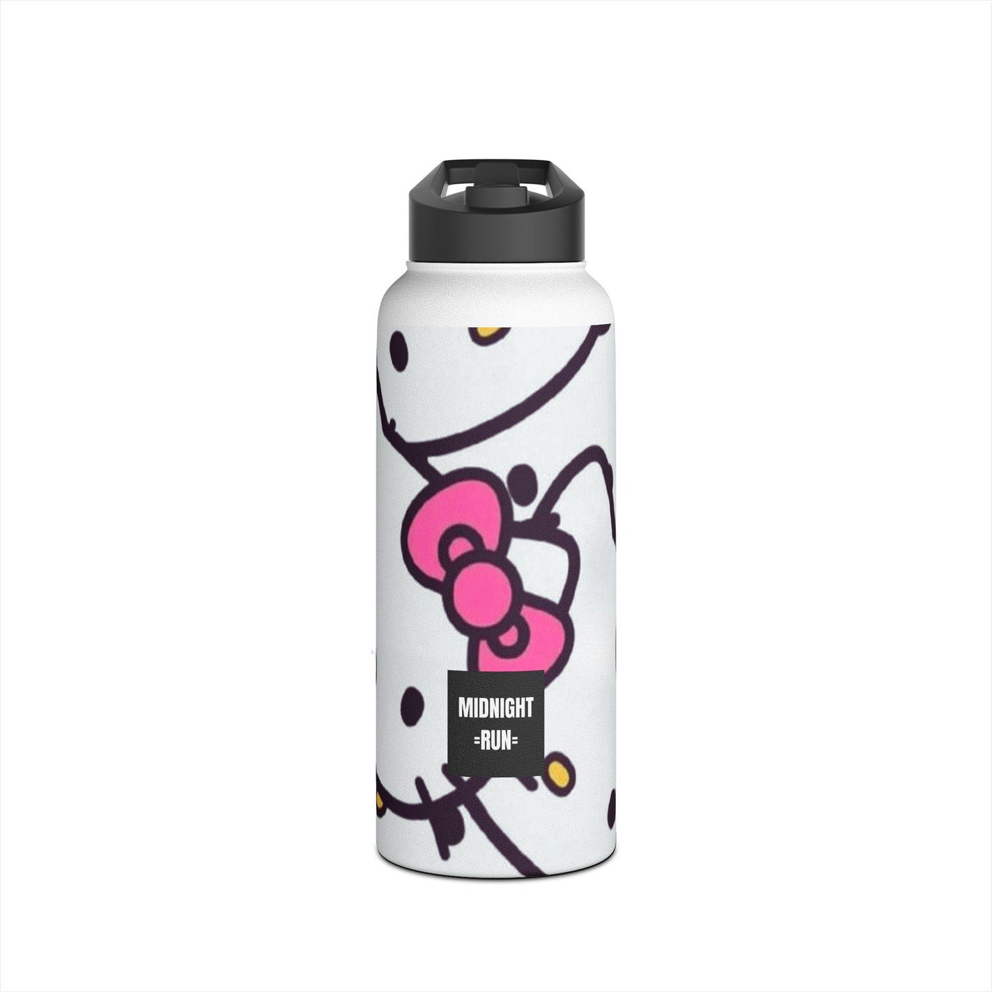 Hello Kitty Stainless Steel Water Bottle - Midnight Run Design