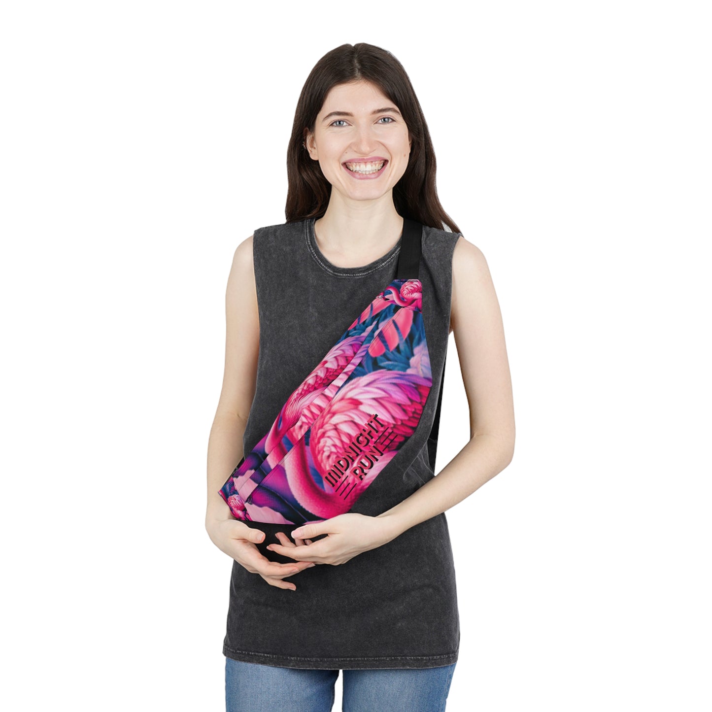 Colorful Midnight Run Fanny Pack - Perfect for Festivals & Active Lifestyles