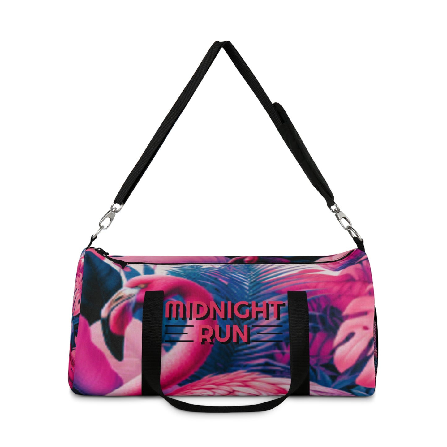 Midnight Run Flamingo Collection (Small print Duffel Bag)