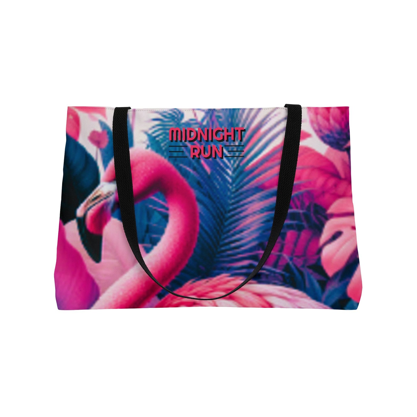 Vibrant Flamingo Weekender Tote Bag - Perfect for Travel & Summer Fun