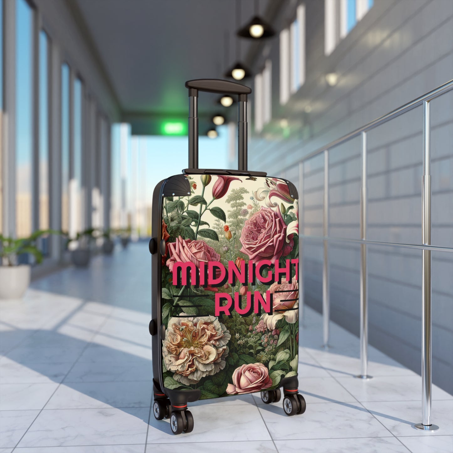 Midnight Run Floral collection (Travel Luggage)