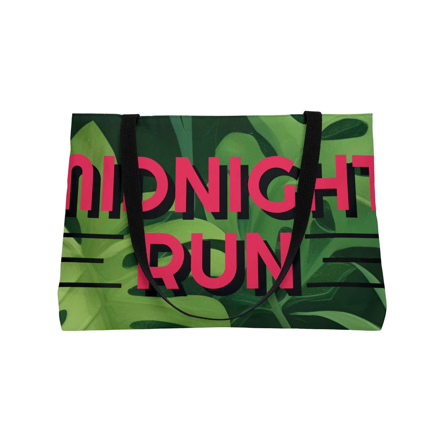 Midnight Run Tropical Weekender Tote Bag - Perfect for Beach Trips & Getaways