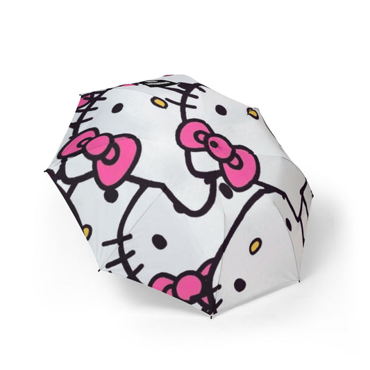Hello Kitty Foldable Umbrella - Cute & Compact Rain Protection