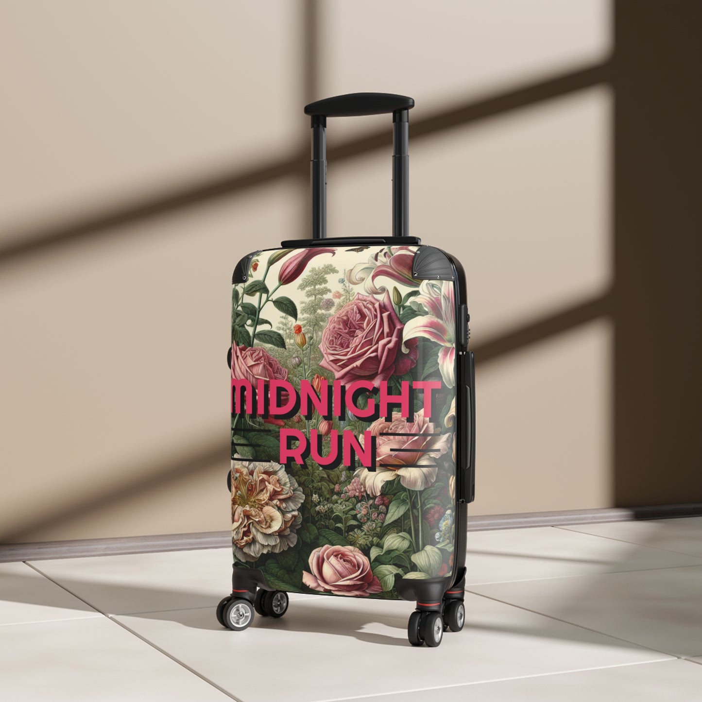 Midnight Run Floral collection (Travel Luggage)