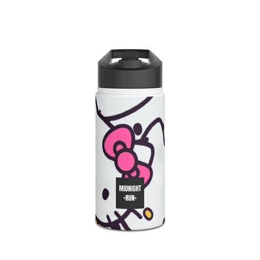 Hello Kitty Stainless Steel Water Bottle - Midnight Run Design